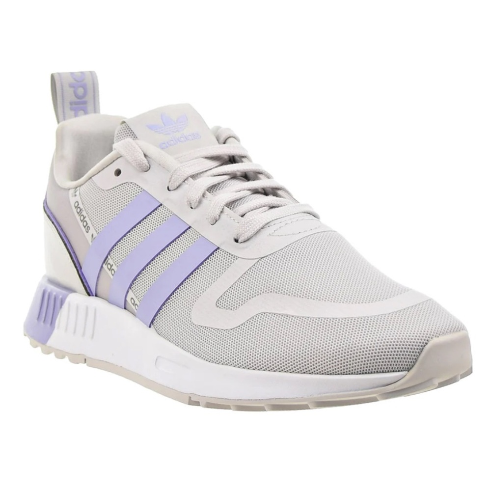 Adidas Multix Women’s Sneakers with White Gray and Lilac Purple Detail